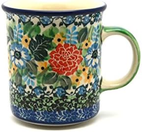 Polish Pottery Mug - Straight Sided - Unikat Signature - U3271