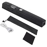 KIMISS Escáner de Documentos Portátil, JPEG PDF Tamaño 300 600 1050DPI Varita Productos de Oficina de Mano Escáneres Electrónicos Accesorios Escáneres Modo de Color Monocromático