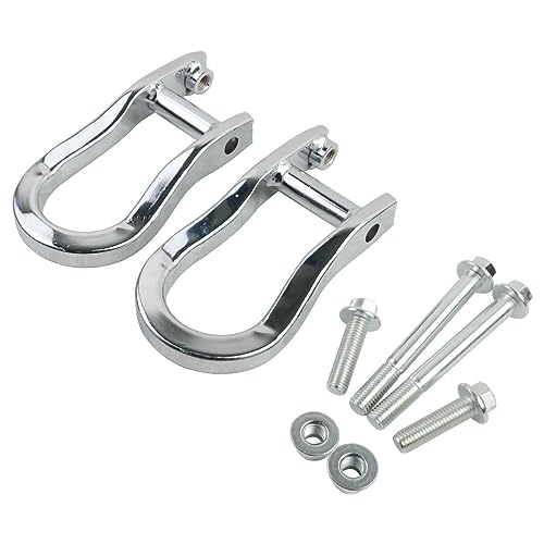 Hex Autoparts Front Recovery Tow Hooks Replacement for 2007-2019 Chevy