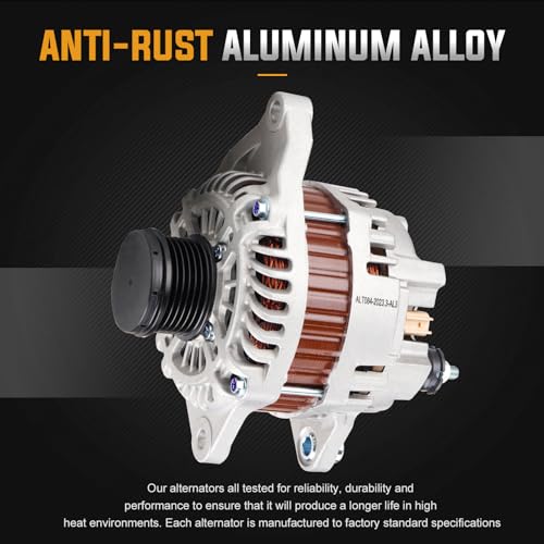 New Alternator for 2007-2017 Jeep Compass Patriot 2.0 2.4L, 2008-2013 Dodge Avenger 2.4L, 2017-2012 Caliber 1.8L 2.0L 2.4L, 2011-2013 Chrysler 200 2.4L, 2007-2010 Sebring Replace# AMT0194 400-48056 by ILONPA - Image 6