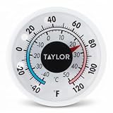 Taylor Precision 5982N Milk Beverage Refrigerator Cooler Thermometer, Classic Series, (Includes: Adhesive and Magnetic Backing), NSF