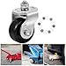 Homoyoyo Jack Caster Wheel Motorhome Bearing 2 Ton Floor Jack Wheel Cars Portable ’s Car Part Automotive Accessories Two Utility Trailer Accessories Rod Steering Castors Motor Ton Steel