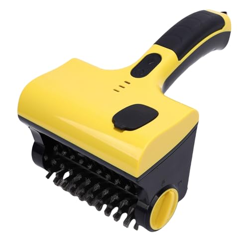 Tnfeeon Limpiador de Parrilla Giddy Up, Cepillo de Parrilla Eléctrica Inalámbrica Recargable Herramienta de Limpieza de Herramientas para Acampar Baldosas de Cocina de Barbacoa para