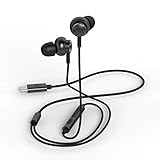 Scosche iDR500C-XVSP2 Earbuds with Noise Isolating Ear Cushions for USB-C Devices in Black