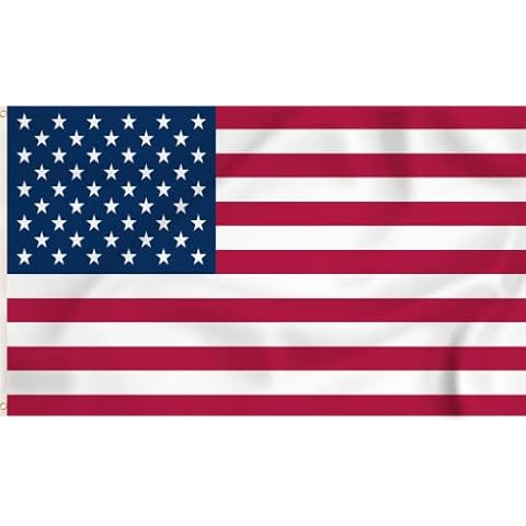 Storm&Lighthouse Flag of United States of America USA Flag American Flags 5ft x 3ft with Eyelets Cover