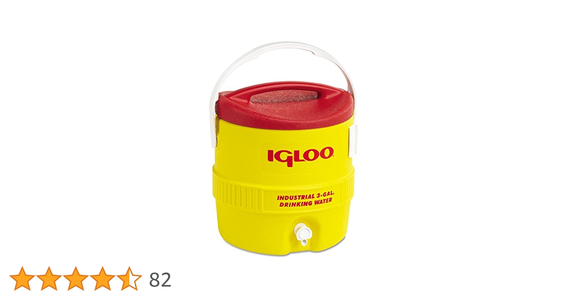 Amazon | Igloo Industrial ウォータークーラー 3ガロンレッド