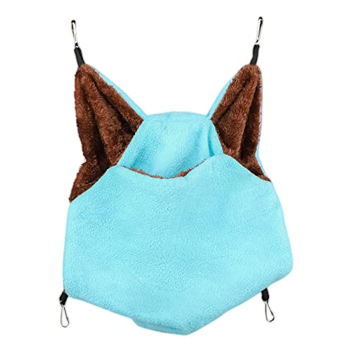 Small Animal Hammock Small Pet Cage Hanging Hammock Swinging Bed Warm Plush 3 Tier Hanging Bed Nap Sack Swing Bag Ferret Squirrel Hamster Rat Playing Sleeping Sugar Glider Squirrel Chinchilla Hideout #TOP2