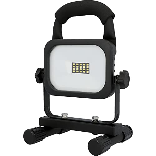 Projecteur LED avec batterie UNITEC 20W 1600lm rechargeable noir IP54