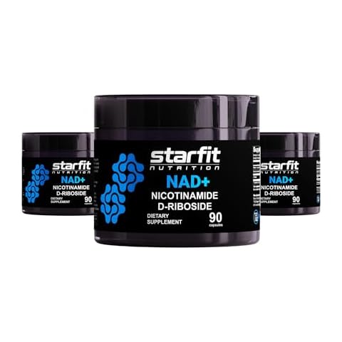 STARFIT - Nicotinamide D-Riboside, Nicotinamide Riboside for Supporting NAD+ Levels, Focus and Energy Supplement, Metabolism Support Nicotinamide Riboside NAD Supplement, 270 Capsules Cover
