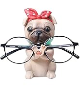 NA Welpen Hund form Brillenhalter Bootoow Kunstharz Cartoon Sonnenbrillen Brillenhalter für den S...