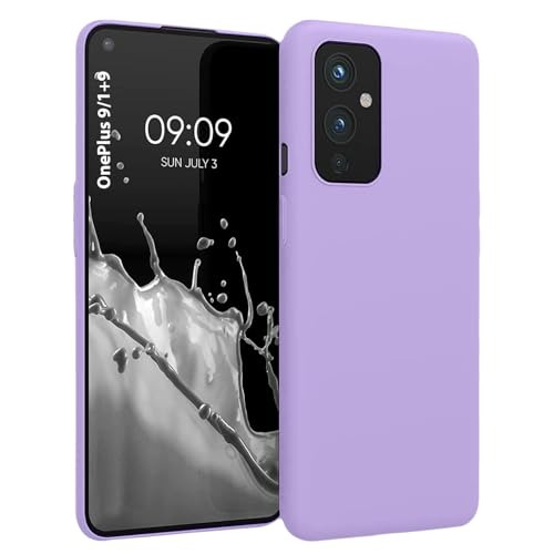 Image of LIRAMARK Liquid Silicone Soft Back Cover Case for OnePlus 9 /1+9 (Lavender)