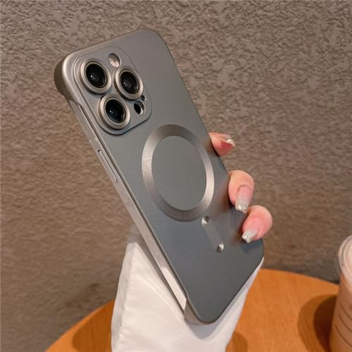 Coque mate iPhone 13 Pro Max haut de gamme sans cadre avec protection en verre rigide