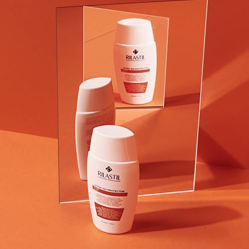 Rilastil Fluid 100, feuchtigkeitsspendende und schützende Emulsion, ultraleichte Textur, wasserfest, für empfindliche Haut, 50 ml – Ansicht 4