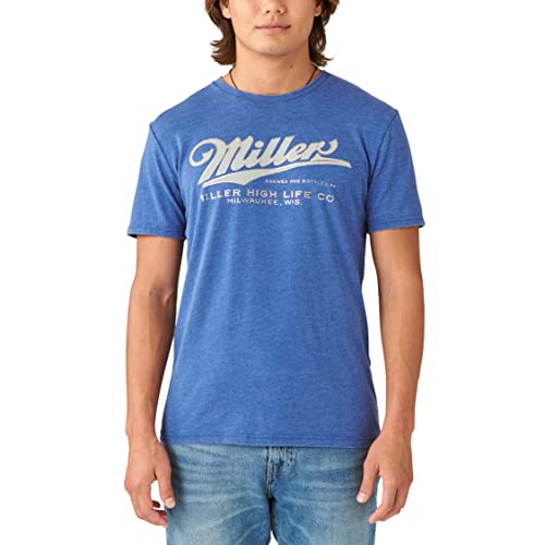 Tee-shirt Lucky Brand Miller Script homme en coton doux col rond