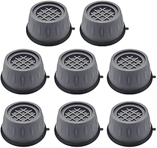 AAGUT Anti Vibration Pads Washing Machine Support 8 Pcs Shock and Noise Cancelling Washer Dryer Anti Slip Rubber Feet Mat Anti-Walk Foot Pads Fridge Bed Leveling Stabilizer