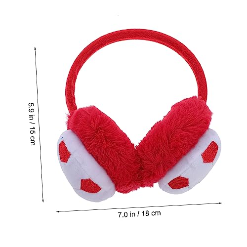 1pcs Lovely Plush Earmuff for Boy Girl Warm Ear Cover Flexible Band for School and Outdoor Activities Cute Soccer Design for Boys and Girls2