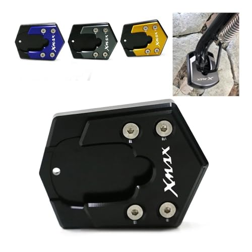 Plaque support béquille CNC X-MAX 2017-2023 en aluminium haute performance