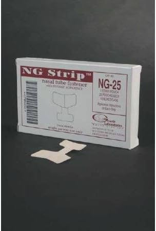 Ng Nasal Tube Fastener Strip, 25 ea