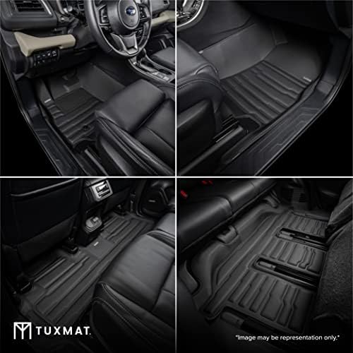 TuxMat Custom Floor Mats for Chevrolet Suburban 2021-2026 7-Seater - Maximum Coverage All-Weather Laser Measured Full Se