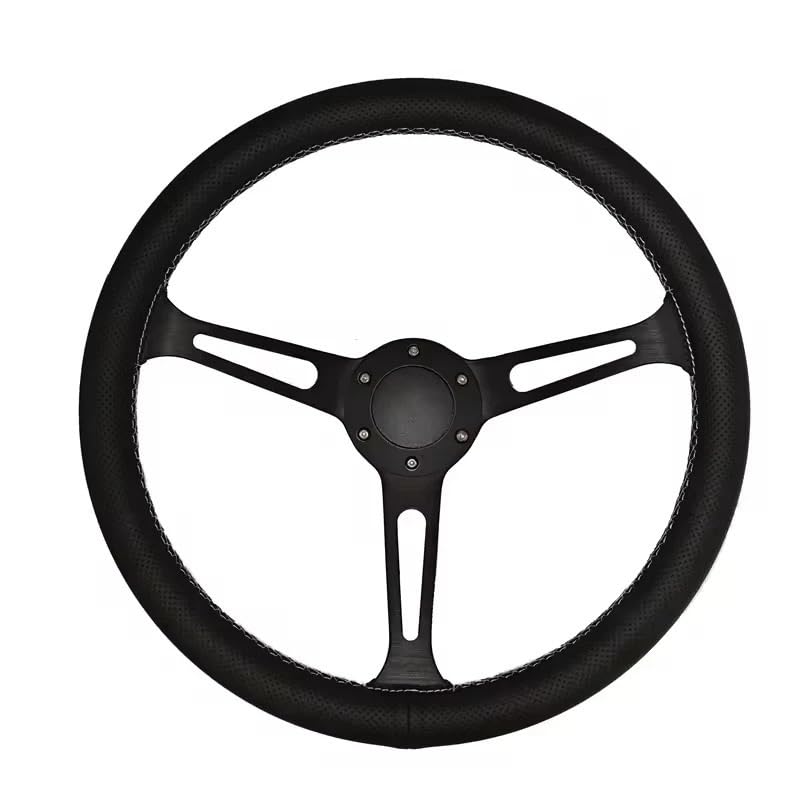 Lenkrad Auto,Sportlenkrad Universelles 380 mm modifiziertes Sport-Mikrofaser-Lenkrad