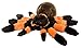 Wild Republic Republic-11505 Peluche Tarentule Cuddlekins, Jouets, 30cm, 11505, Noir-Orange
