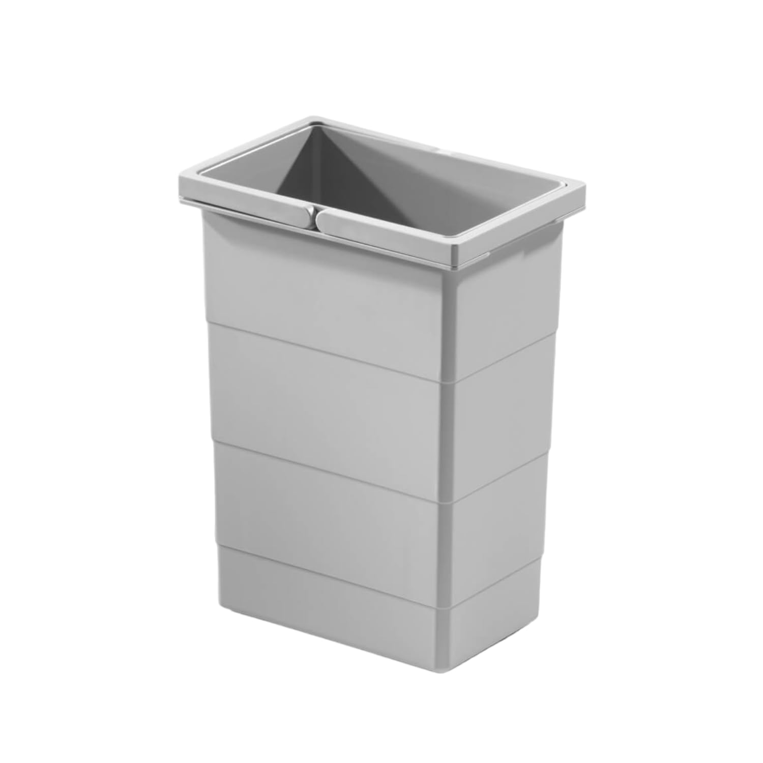Hailo 8 L Inner Bucket 1075959 Light Grey for Rondo Space-Saving Tandem Waste Bin