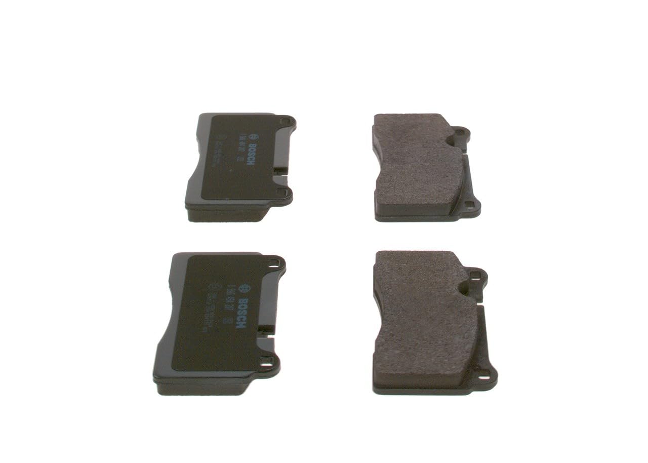 Bosch BP1143 - Pastiglie Freni Auto, Delantero - Calidad Bosch - Reducción de Ruido y Polvo - Certificación ECE-R90 - Sin Cobre - 1 Juego de 4 Pastillas