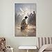 Jesus Baptism Divine Inspiration Spiritual Peace Faith Painting On Canvas Wall Art Poster Scroll Picture Print Living Room Walls Decor Home Posters 08x12inch(20x30cm)