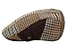 Ivy Cap Wool Blend Fall Winter Men's Patch Work Newsboy Hats Snap Brim with Quilted Lining (US, Alpha, X-Large, Multi Patch 1655)