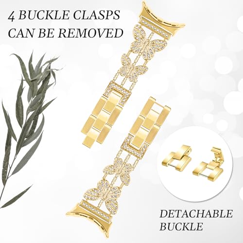 Correa metálica Bling para Google Pixel Watch 3 41mm miniatura 4