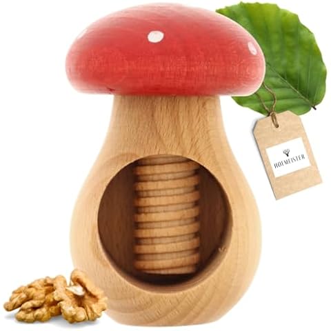 HOFMEISTER Beech Wood Mushroom Nutcracker Cover