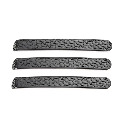 Garnitures de poignées ABS rouge pour Jeep Wrangler 2007+ masquer rayures