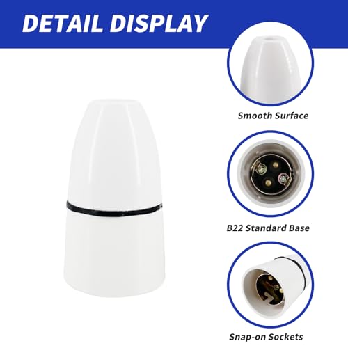 2 Pcs Ceiling Light Fitting Light Fittings Light Fitting Parts Ceiling Light Fittings uk Bayonet Light Fitting,for Accessory Lamp Holders For Chandeliers, Ceiling Lamps, Wall Lamps, Ceiling Lamps - Image 4