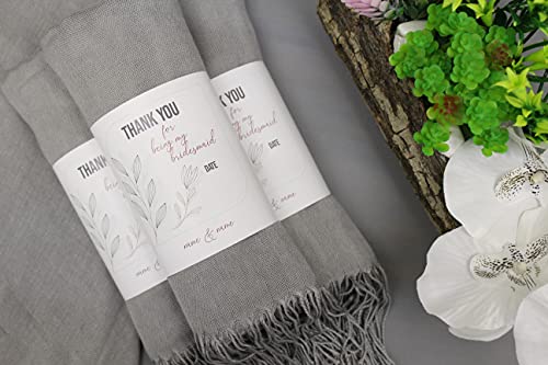 Personalized Women's Scarf Pashmina Shawls and Wraps for Evening Dress, Bridesmaid Wedding Bridal Shawls for Wedding Favors, Bridesmaid Gifts Evening Dress Shawl, Shawls for Evening Dresses (gray)