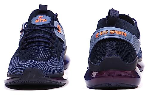 Image of RTP Men's Sports Running,Walking & Gym Shoes with Lightweight Carbon Cushion Technology EVA Sole with Memory Form Casual Sneaker Shoes for Men's & Boy's Blue