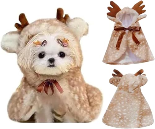 Rtwrsud 犬猫 クリスマス ケープ マント ふわふわ 起毛 コスプレ サンタクロース 犬服 犬 服 洋服 ペット コスプレ コスチューム サンタ ケープ サンタローブ 衣装 犬 服 ドッグウェア クリスマスマント ネコ 猫 仮装クリスマスペットコスチ