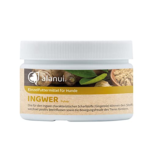 alanui Ingwer (gemahlen) für Hunde, 100 g Dose