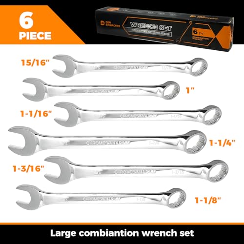 Image of Der Erwachte 6-Piece SAE Wrench Set, Large Wrench Set