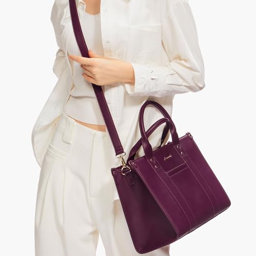 Image of LOVEVOOK Purse for Women Leather Tote Bag Purse and Handbags, Satchel Shoulder Crossbody Top Handle Bags with Zipper