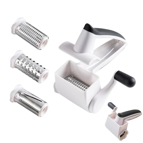 Râpe rotative pour la cuisine, râpe à fromage pour plan de travail, râpe à fromage manuelle, râpe à fromage rotative, convient pour le fromage