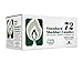 Ner Zion 3 Hour 72 Count Shabbat Taper Candles Israeli