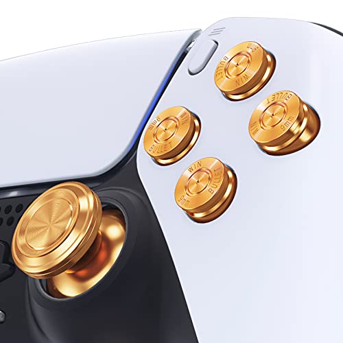 Extremerate JPFE001 Gold Metal Thumbsticks Dpad Abxy Buttons thumb #2