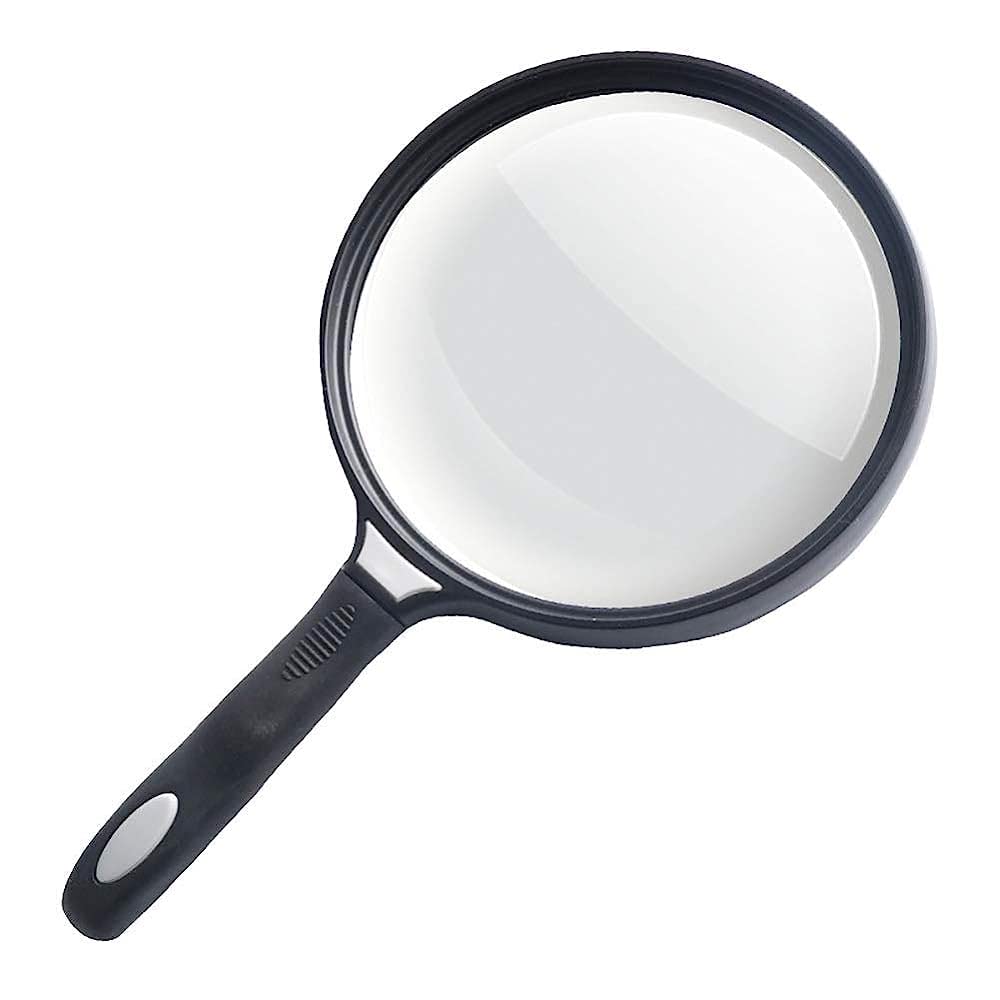 asdchZen 5X Professional Handheld Jewelry Magnifier Magnifier Portable Reading Newspaper Jewelry Magnifier/Black
