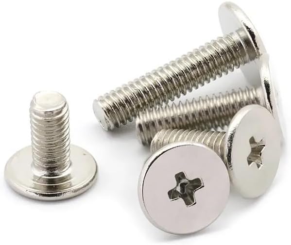 25pcs M2 M2.5 M3 M4 Small Flat Head Laptop Screws Mobile Notebook cruciform Slot Cross recessed Screws(8mm,M3)