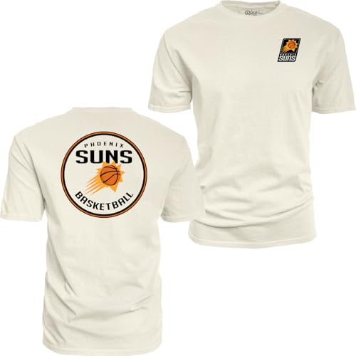 Image of Blue 84 NBA Unisex-Adult NBA Officially Licensed T-Shirt Ringspun Front /Back Ivory