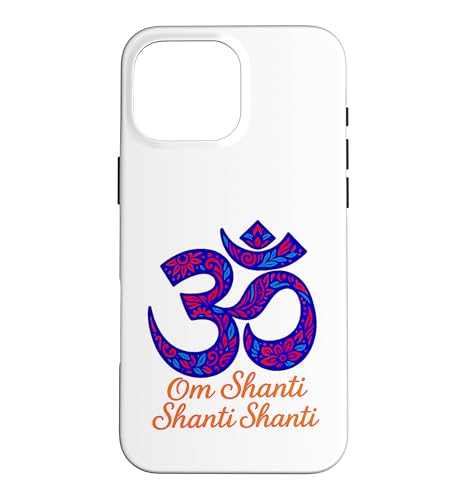 Om Shanti Mantra �J���t�� �{�[�z�[ �X�s���`���A�� �G�l���M�[ �f�U�C�� �X�}�z�P�[�X iPhone 16 Pro Max �p