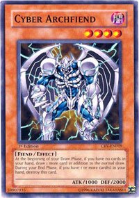 archfiend yugioh cards Yu-Gi-Oh! - Cyber (CRV-EN019) - Cybernetic Revolution - 1st Edition up on the field Style:Premium Magnetic Case Learn ALL the ways 2025