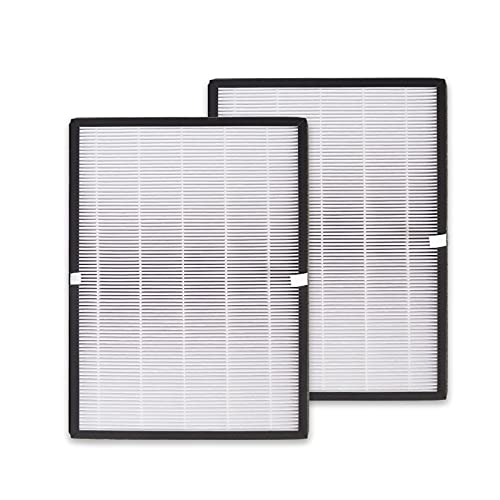 PUREBURG Paquete de 2 filtros de repuesto HEPA de alta eficiencia compatibles con el purificador de aire Balter LR-02