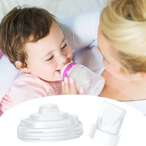 Image of 8Pcs Duckbill Valves and 4Pcs Diaphragm Compatible with Momcozy M5 Breast Pump, Replacement Accessories for M5 Pump, Mom Cozy Valve Diaphram Replacement Accessories