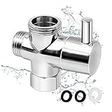 3 wege ventil elektrisch pool Drei-Wege-Wasserhahn-Umstellventil: Robuster Ventilkörper ist aus hochwertigem gefertigt mit massivem Metallgriff, Hochglanz verchromt, Verschleißfest, rostfrei, schmutzabweisend, lange Lebensdauer.